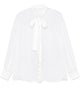 Dolce & Gabbana White Silk Chiffon Shirt