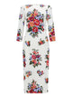 Dolce & Gabbana Midi Dress With Floral Print