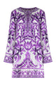 Dolce & Gabbana Printed Silk Mini Dress
