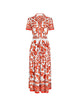 Dolce & Gabbana Maiolica Print Silk Maxi Dress