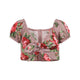 Dolce & Gabbana Rose Bouquet-Print Cotton Top
