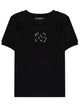 Dolce & Gabbana Black Cotton Short Sleeve T-Shirts