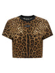 Dolce & Gabbana 'Leo' Cropped T-Shirt