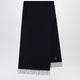 Loro Piana Grande Unita Scarf In Navy Blue