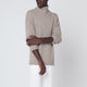 Loro Piana  Greige Cashmere Turtleneck Sweater