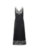 Fendi Black Silk And Lace Dress