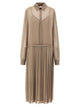 Ami Paris 'Pleated Midi' Dress