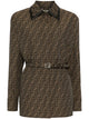 Fendi Embroidered Canvas Shirt