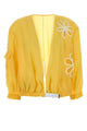 Fendi Yellow Organza Jacket