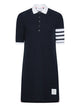 Thom Browne 4-Bar Cotton Piqué Polo Dress