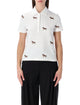 Thom Browne Thom Browne Cotton Polo Shirt With Embroidered Horses