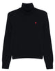 Ami Paris Midnight Blue Wool Sweater