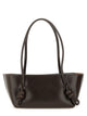Hereu Brown Leather Shoulder Bag