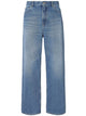 Fendi Blue Denim Relaxed Wide Jeans