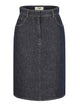 Fendi Ff Padded Denim Skirt