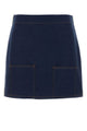 Fendi Navy Blue Mini Skirt