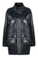 Fendi  Dark Blue Sheepskin Jacket
