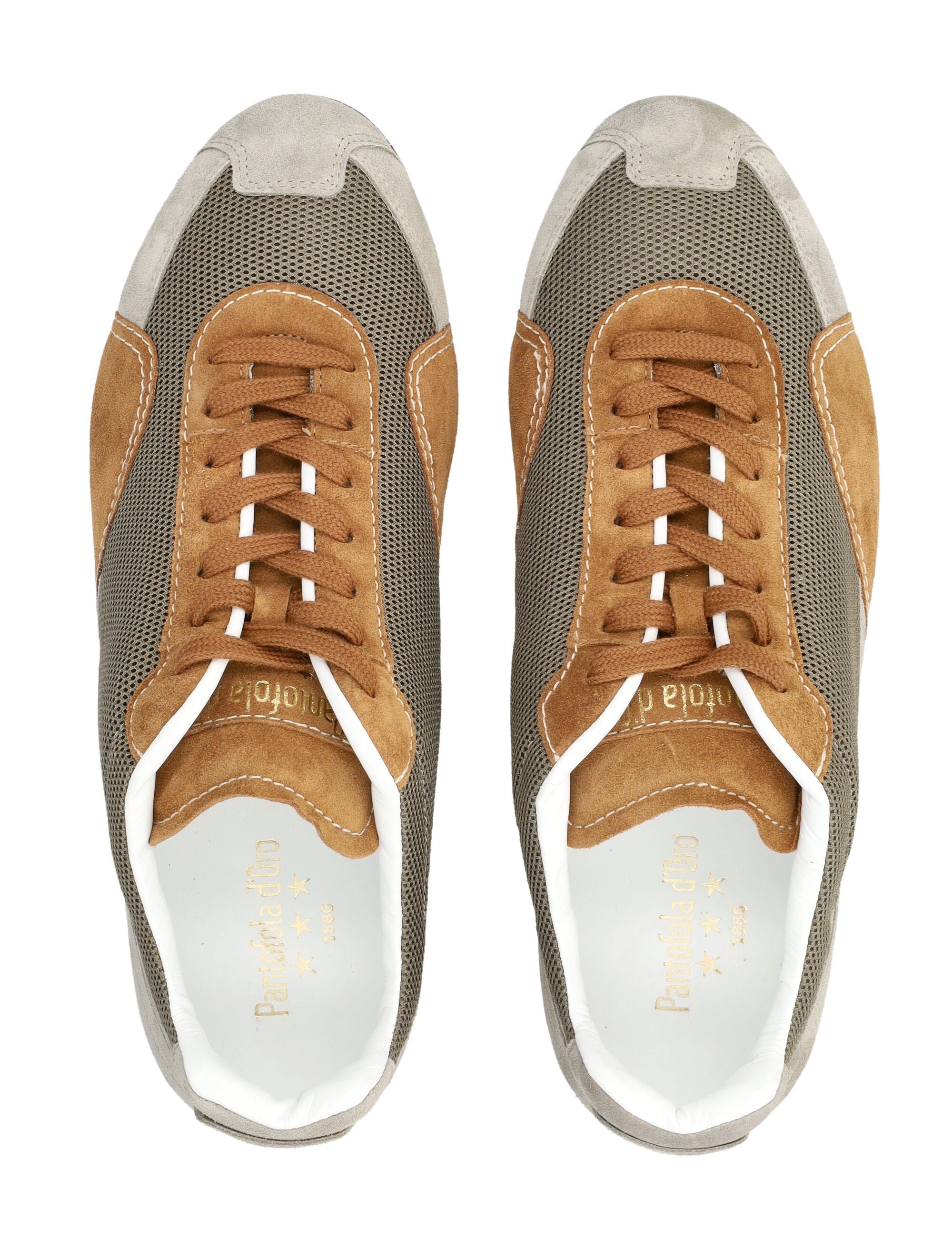 Pantofola D'oro Pantofola D’oro Thebe Magugu Undici Low Suede And Mesh Sneakers