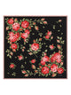 Dolce & Gabbana Foulard Bouquet Black Pink Est Flowers