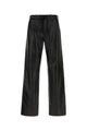 Fendi Black Nappa Leather Pant