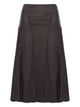 Fendi Ff Silk Skirt