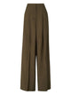 Fendi  Green Wool And Mohair Trousers
