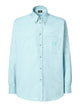 Fendi Green Cotton Oxford Shoe Shirts