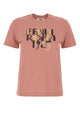 Fendi Pink Purple Cotton T-Shirts