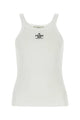 Fendi Fendi Cotton Rib Sleeveless Top