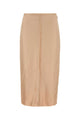 Ami Paris Skin Pink Stretch Satin Skirt