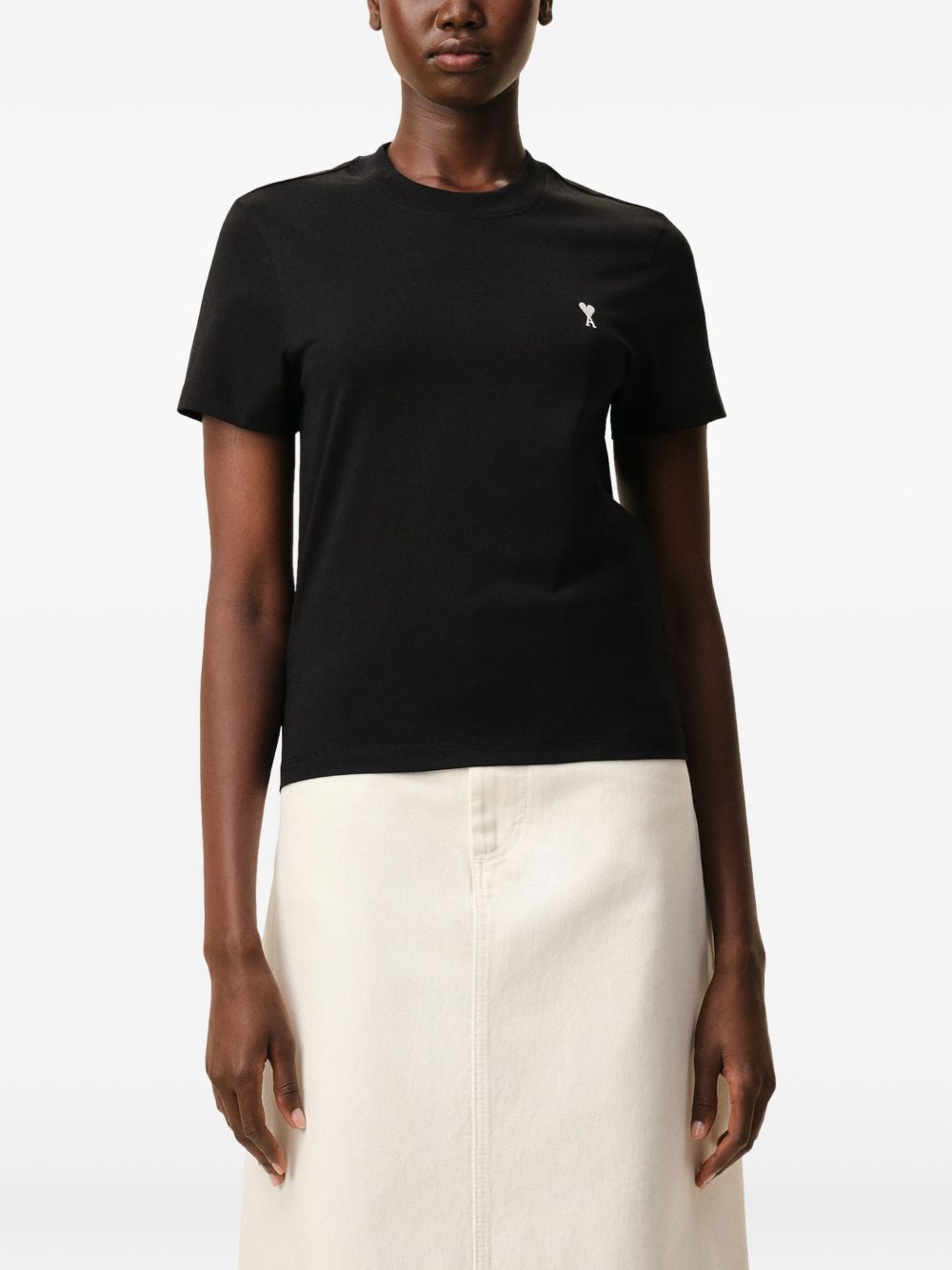 Ami Paris Ami De Coeur Embroidered T-Shirt