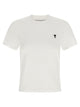 Ami Paris 'Ami De Coeur' Cropped T-Shirt