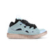 Lanvin Light Blue Curb Cotton Sneakers