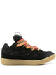 Lanvin Curb Black Calf Leather Sneakers