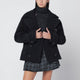 Durazzi Milano  Dark Grey Mélange Wool Coat