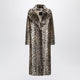 Bb Couture Leopard-Print Faux Fur Coat