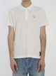 Fendi White Cotton Polo Slim Fit