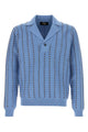 Fendi Blue Cotton Polo Shirt