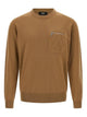 Fendi Wool Sweater With Embossed Pocket
