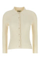 Fendi Cream Stretch Wool Blend Shirt