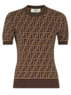 Fendi Ff Cotton Jersey