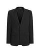 Dolce & Gabbana Black Wool Elastane Blazer Jacket