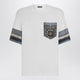 Dolce & Gabbana White Jersey Tshirt With Print