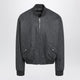 Dolce&Gabbana Grey Mélange Zip-Up Bomber Jacket In Wool