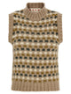 Marni Shetland Acquard Knit Vest