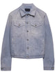 Prada Blue Cotton Gabardine Blouson Jacket