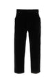 Prada Black Velvet Denim Pant