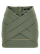 Balmain V-Shaped Waist Skirt