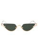 Gucci Sunglasses  Gg1603s 001 Gold Gold Grey 53/21/135