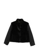 Herno Black Faux Fur Coat